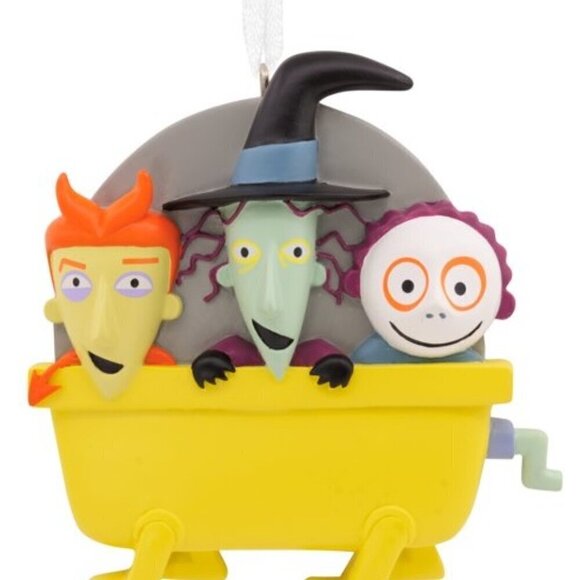 Hallmark Disney The Nightmare Before Christmas Lock Shock  & Barrel Ornament NEW - Picture 10 of 13
